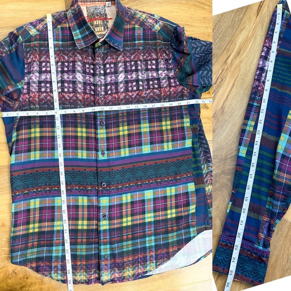 Skull Skeleton Evil Devil Geometric Gold Trimmed Classic Fit Shirt - Picture 12 of 12